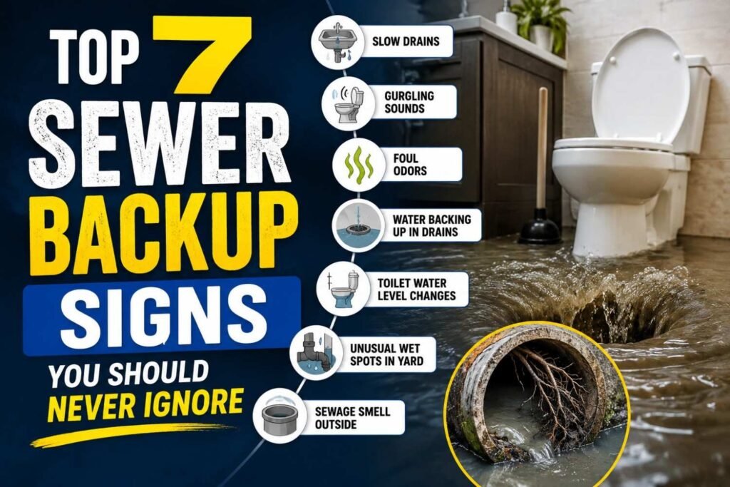 Sewer Backup Signs You Should Never Ignore